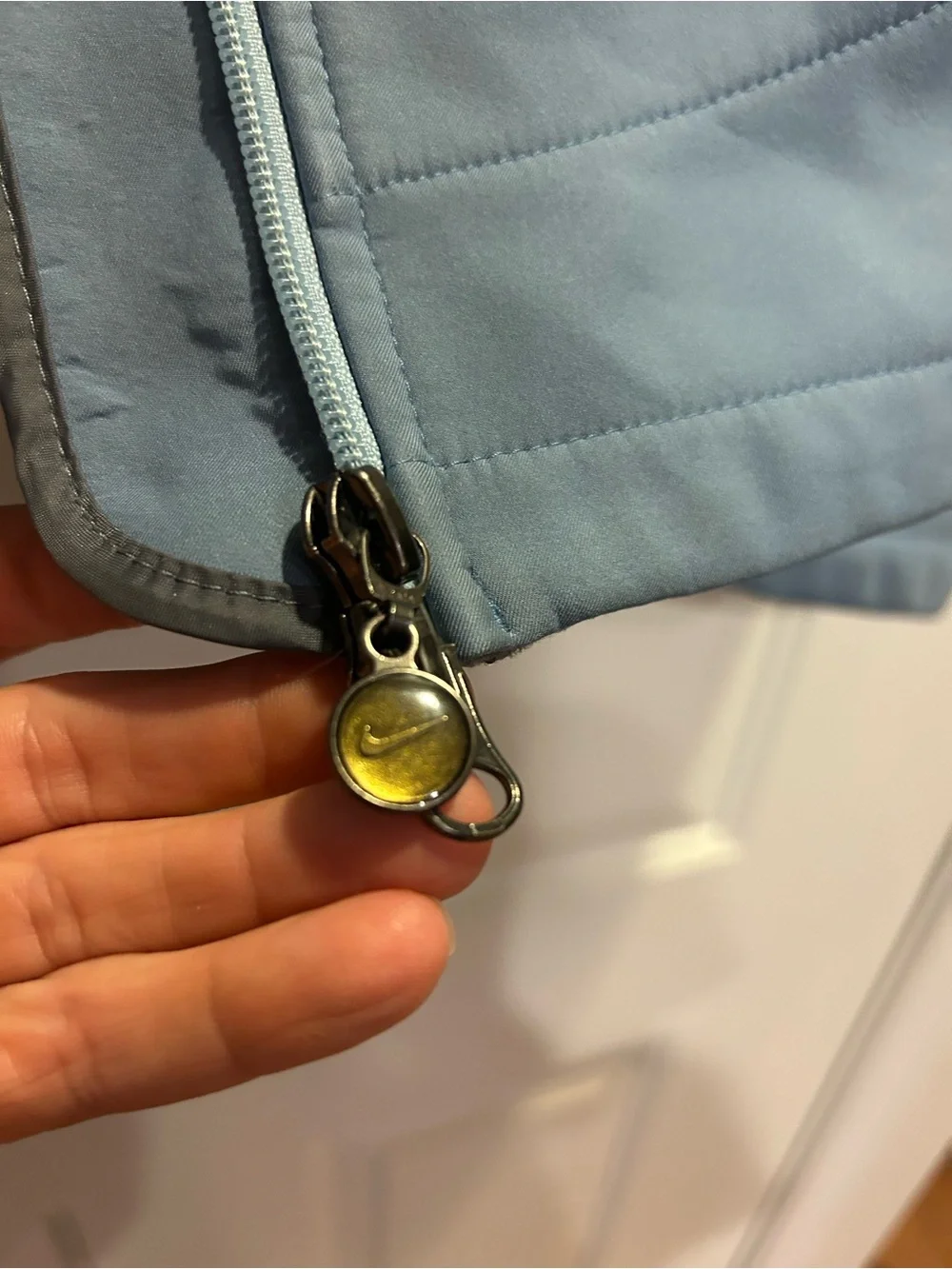 Vintage Light Blue Women's Softshell Jacket - Nike